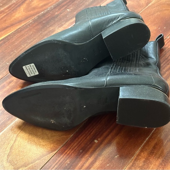 Alexander Wang Anouck Boot Black and Yellow Gold Metal Size 39.5 - Picture 7 of 15